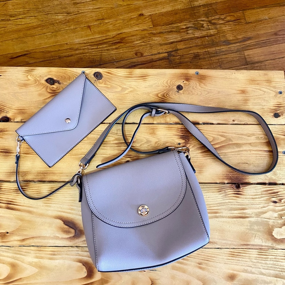 Crossbody Purse with Wallet Clutch